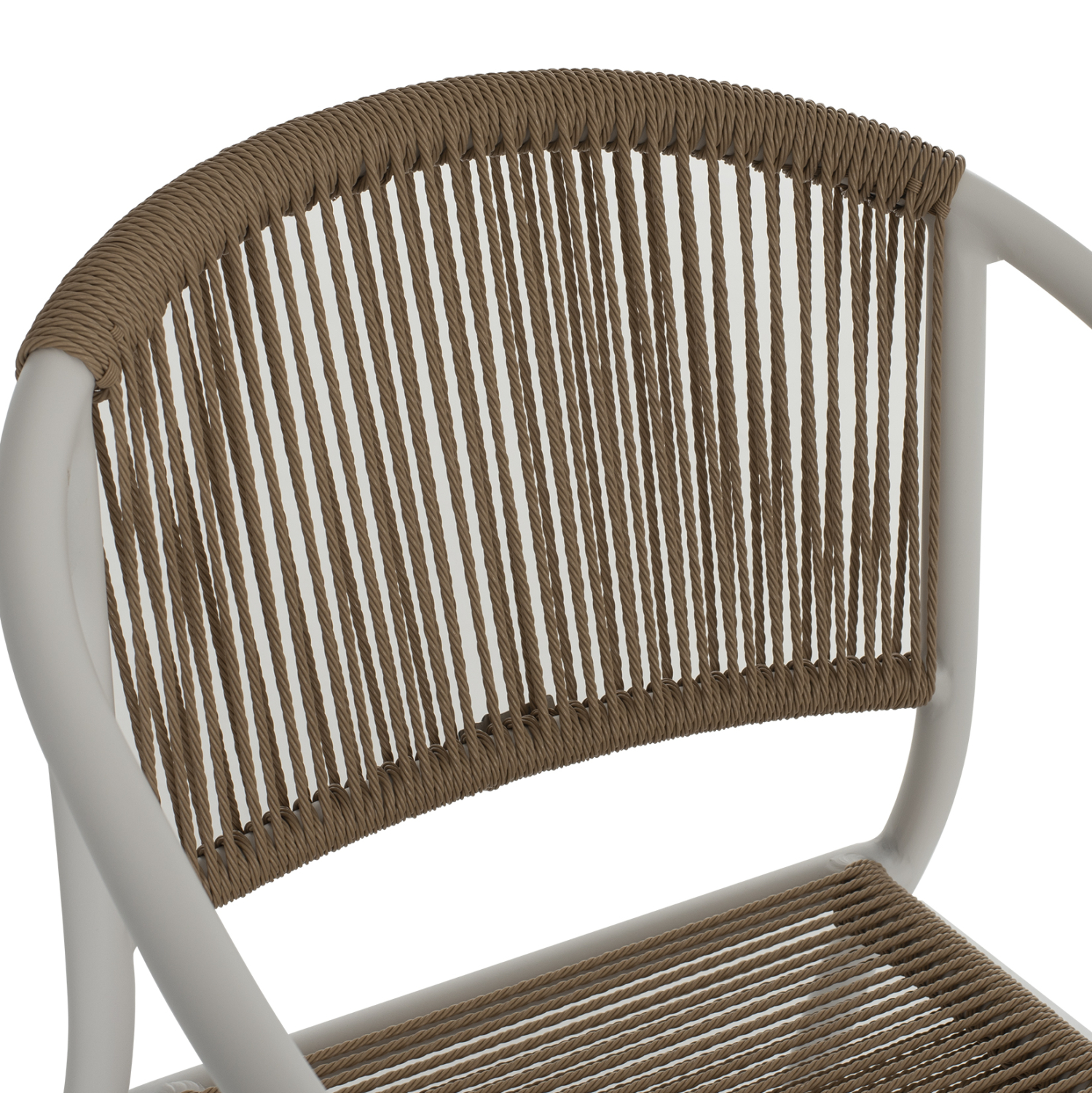 ΠΟΛΥΘΡΟΝΑ ΑΛΟΥΜΙΝΙΟΥ ΛΕΥΚΟ ΜΕ PE RATTAN WICKER HM5856.01 57x63x80Yεκ. 7