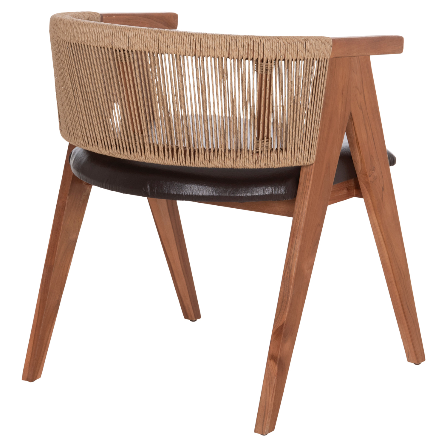 ΠΟΛΥΘΡΟΝΑ ΤΡΑΠΕΖΑΡΙΑΣ BRANN ΞΥΛΟ ΤΕΑΚ-ΚΑΦΕ PU-ΣΧΟΙΝΙ 60x67x76Υεκ. 5