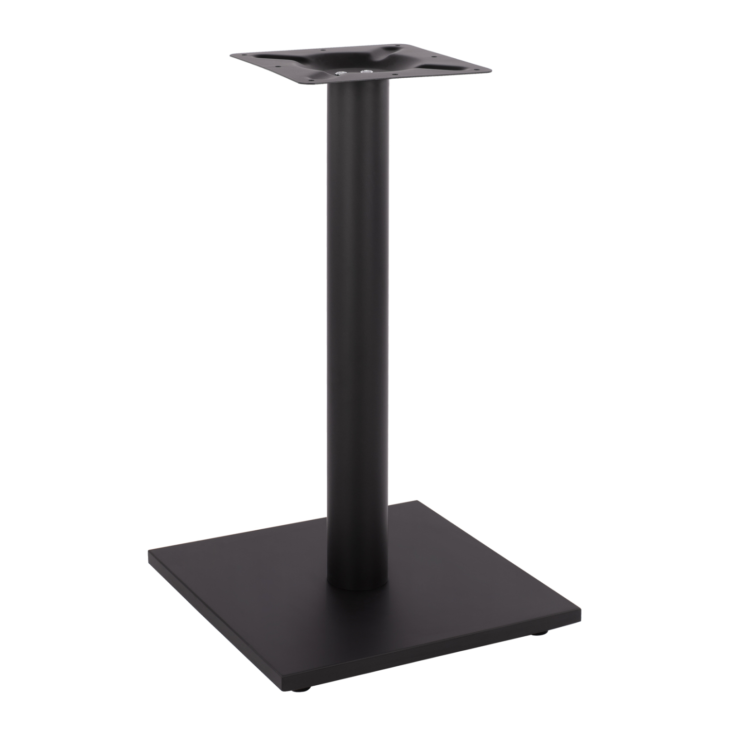 ΒΑΣΗ ΜΕΤΑΛΛΙΚΗ ΜΑΥΡΗ ΜΑΤ 40Χ40Χ72Υεκ. ΜΕ ΡΕΓΟΥΛΑΤΟΡΟΥΣ 1