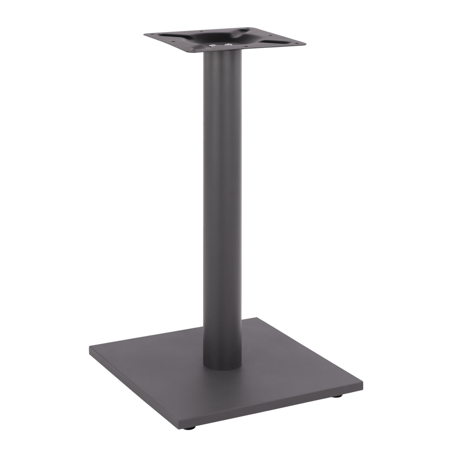 ΒΑΣΗ ΜΕΤΑΛΛΙΚΗ ΓΚΡΙ 40X40X72Υεκ. ΜΕ ΡΕΓΟΥΛΑΤΟΡΟΥΣ 1