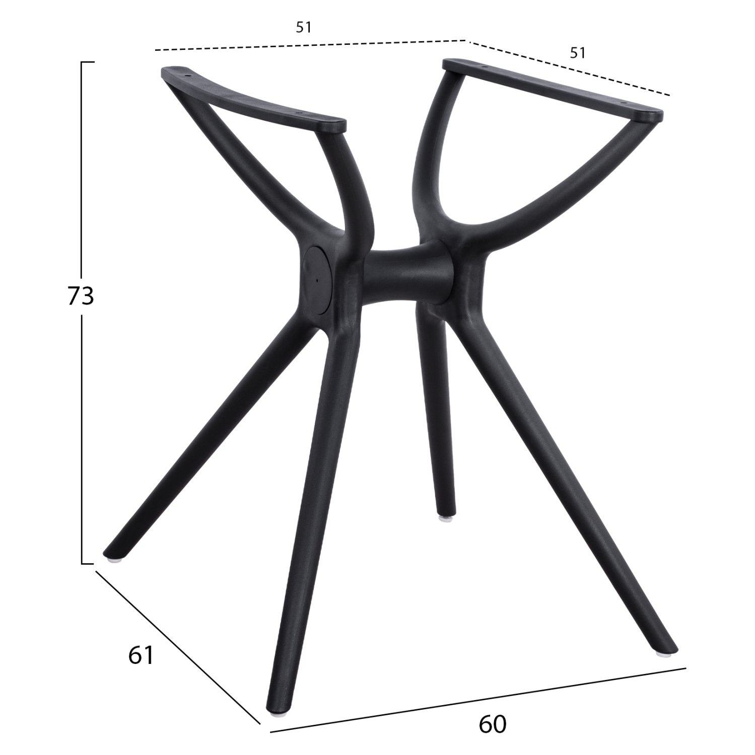 ΒΑΣΗ ΠΟΛΥΠΡΟΠΥΛΕΝΙΟΥ ΜΑΥΡΗ ΓΙΑ ΕΠΙΦΑΝΕΙΑ 80Χ80 2