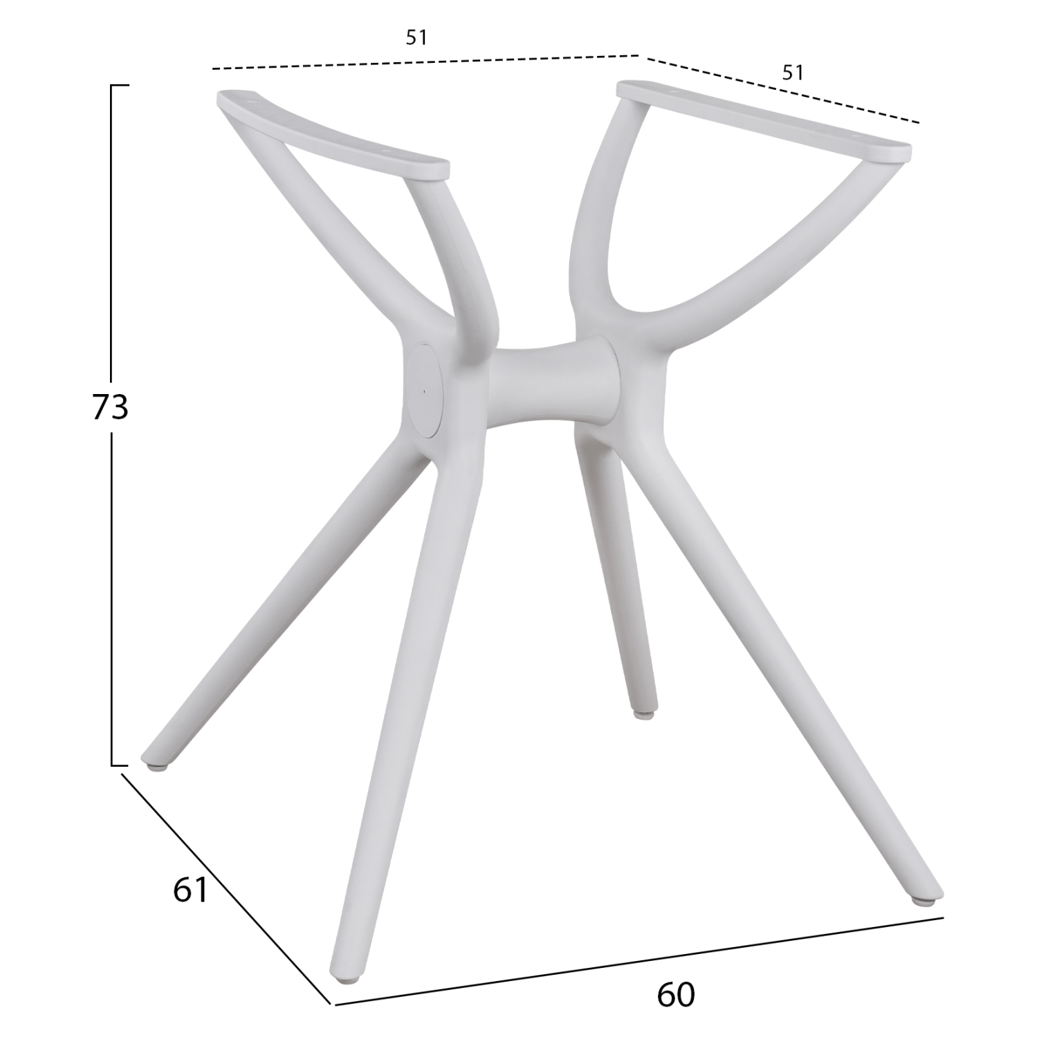 ΒΑΣΗ ΠΟΛΥΠΡΟΠΥΛΕΝΙΟΥ ΛΕΥΚΗ ΓΙΑ ΕΠΙΦΑΝΕΙΑ 80Χ80 2