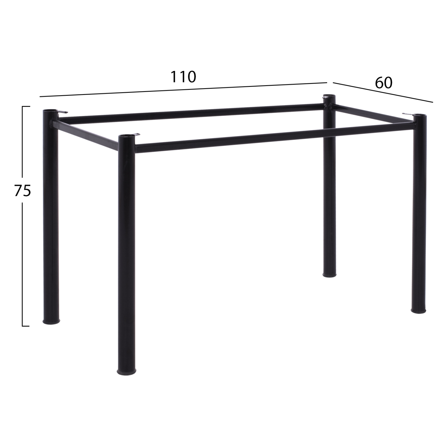 ΒΑΣΗ ΚΟΛΟΝΑΤΗ ΜΕΤΑΛΛΙΚΗ ΓΙΑ ΕΠΙΦΑΝΕΙΑ 120x70 2
