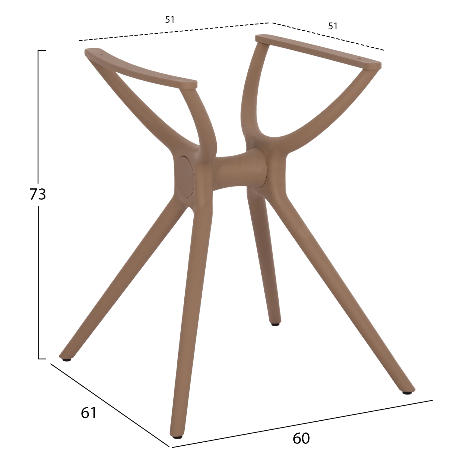 ΒΑΣΗ ΠΟΛΥΠΡΟΠΥΛΕΝΙΟΥ ΚΑΠΟΥΤΣΙΝΟ ΓΙΑ ΕΠΙΦΑΝΕΙΑ 80Χ80εκ 2