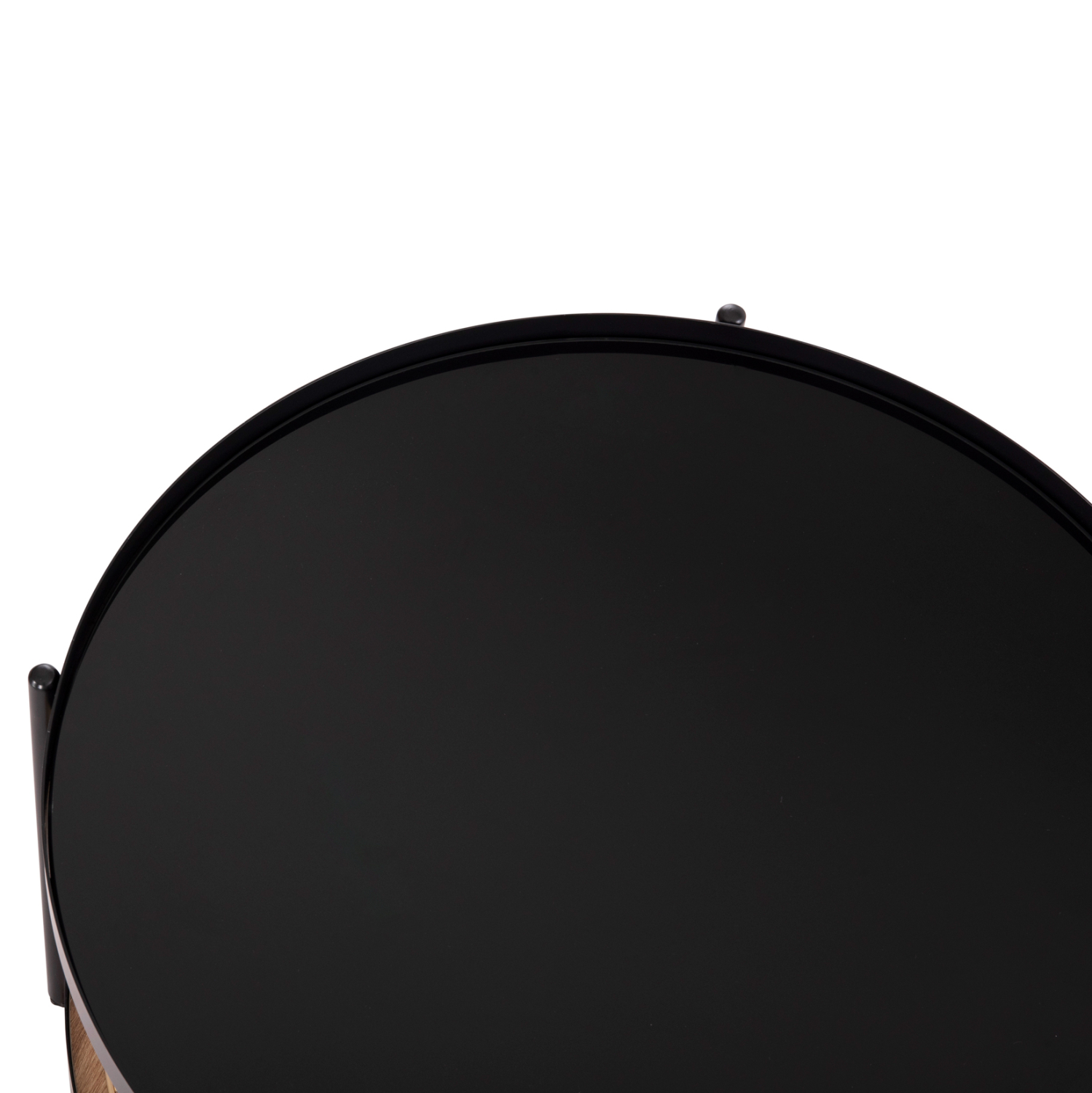 ΣΕΤ 2ΤΜΧ ΤΡΑΠΕΖΙΑ ΣΑΛΟΝΙΟΥ SEITZ ΜΕΤΑΛΛΟ-ΣΥΝΘΕΤΙΚΟ RATTAN Φ80εκ &amp; Φ50εκ 6