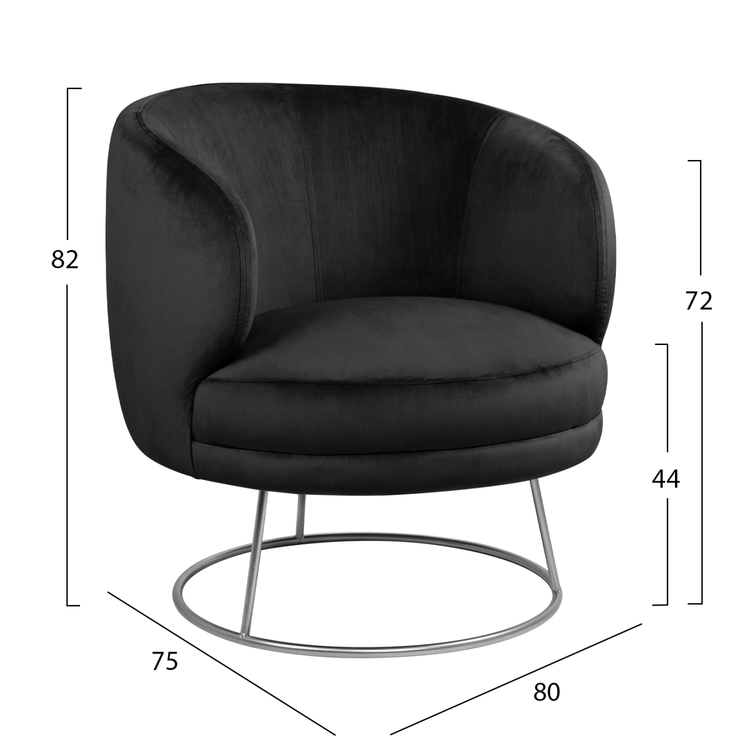 ΣΕΤ ΣΑΛΟΝΙ 3ΤΜΧ ARIEN ΜΑΥΡΟ ΒΕΛΟΥΔΟ-ΧΡΥΣΗ ΒΑΣΗ 2