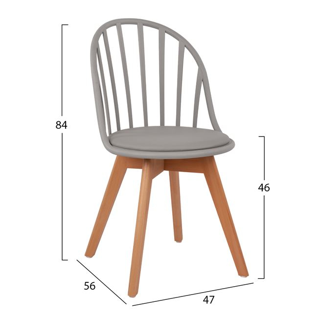ΣΕΤ 5 ΤΜΧ ΤΡΑΠΕΖΙ 140x88x75 cm MDF ΜΕ ΚΑΡΕΚΛΕΣ ALINA HM11173 3