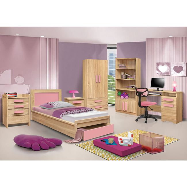 ΓΡΑΦΕΙΟ PLAYROOM SONAMA+ ΡΟΖ ΧΕΡΟΥΛΙ 110X55X76.5 7