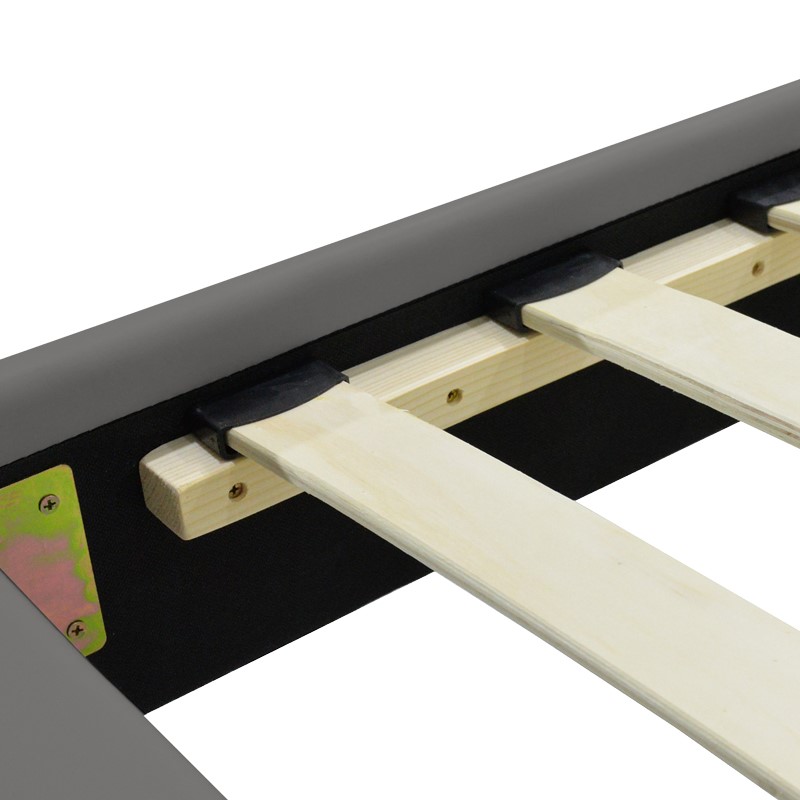 Κρεβάτι Nevil pakoworld μονό pu γκρι ματ 100x200εκ 6