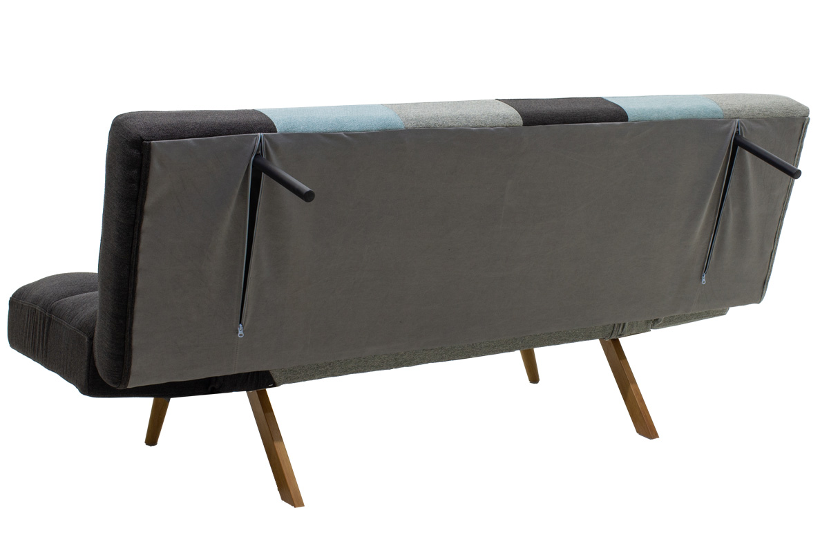 Καναπές - κρεβάτι 3θέσιος Freddo pakoworld με ύφασμα πολύχρωμο 182x81x84εκ 8