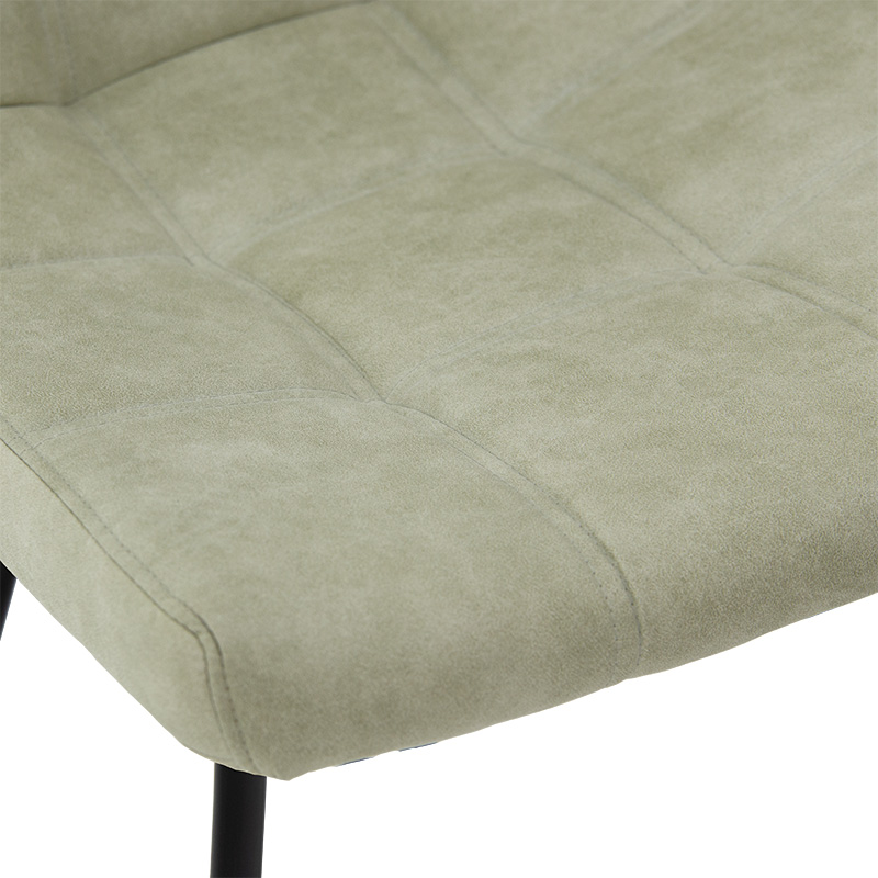 Καρέκλα Nola pakoworld pu γκρι antique-μαύρο πόδι 6