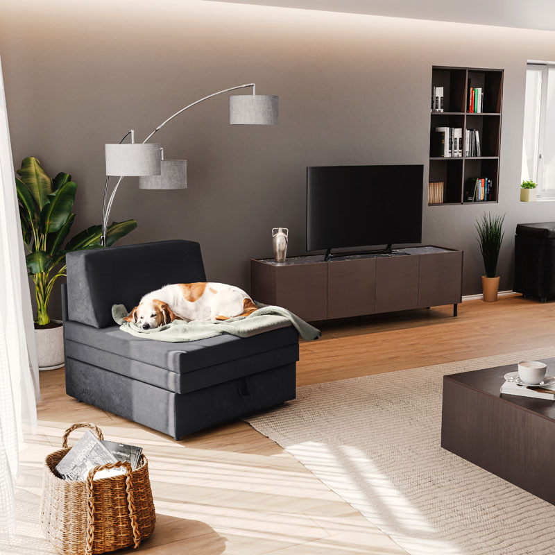 Έπιπλο τηλεόρασης Calliope pakoworld wenge-μαύρο μαρμάρου 180x44x57εκ 2