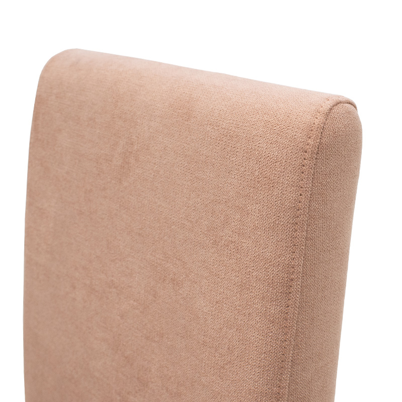 Καρέκλα Ditta pakoworld ύφασμα σάπιο μήλο-πόδι μασίφ ξύλο καρυδί 6