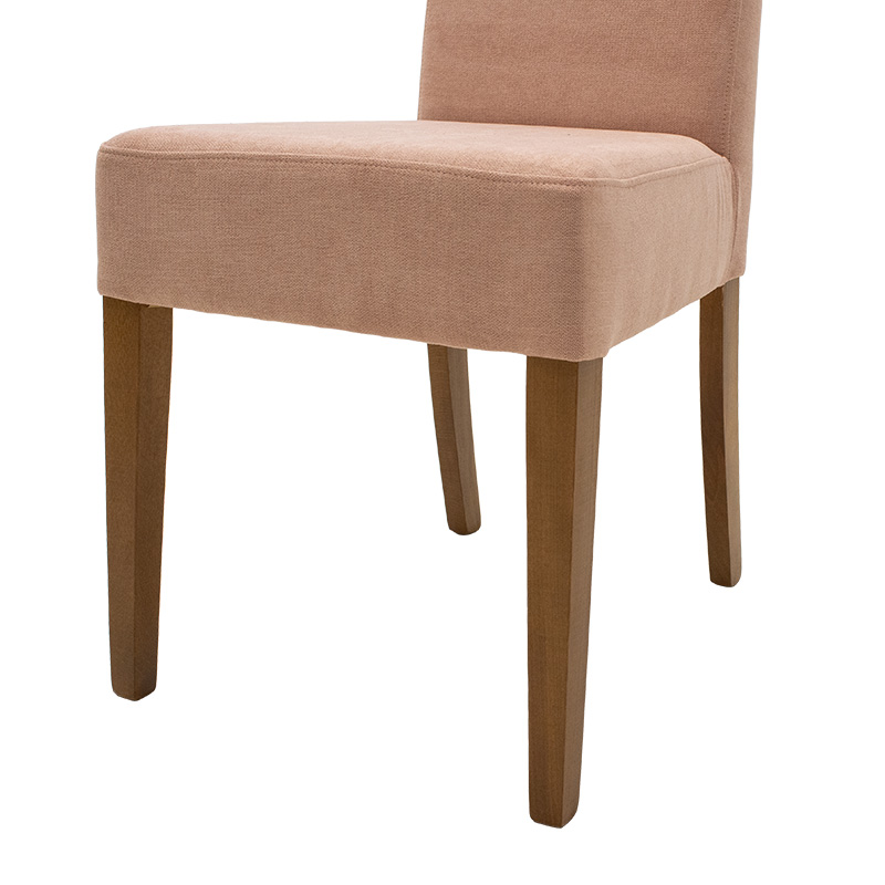 Καρέκλα Ditta pakoworld ύφασμα σάπιο μήλο-πόδι μασίφ ξύλο καρυδί 7