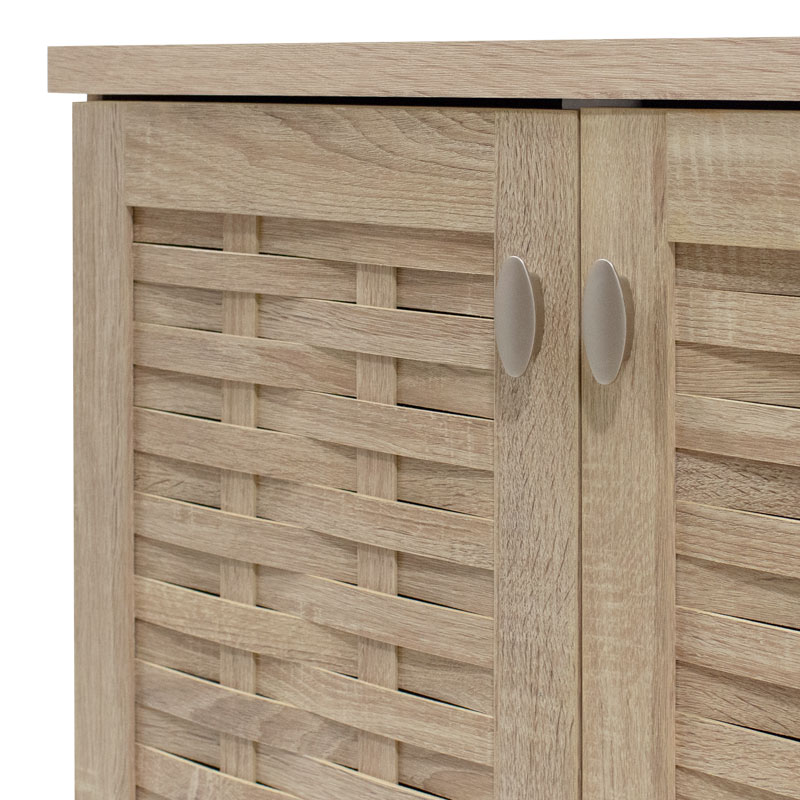 Παπουτσοθήκη-ντουλάπι MANTAM pakoworld 16 ζεύγων χρώμα sonoma 115,5x40x92εκ 7