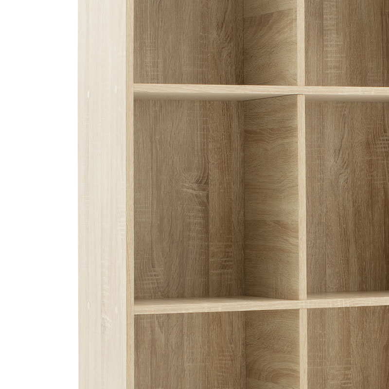 Βιβλιοθήκη FIRENZE pakoworld χρώμα sonoma 107x28,6x178εκ 3