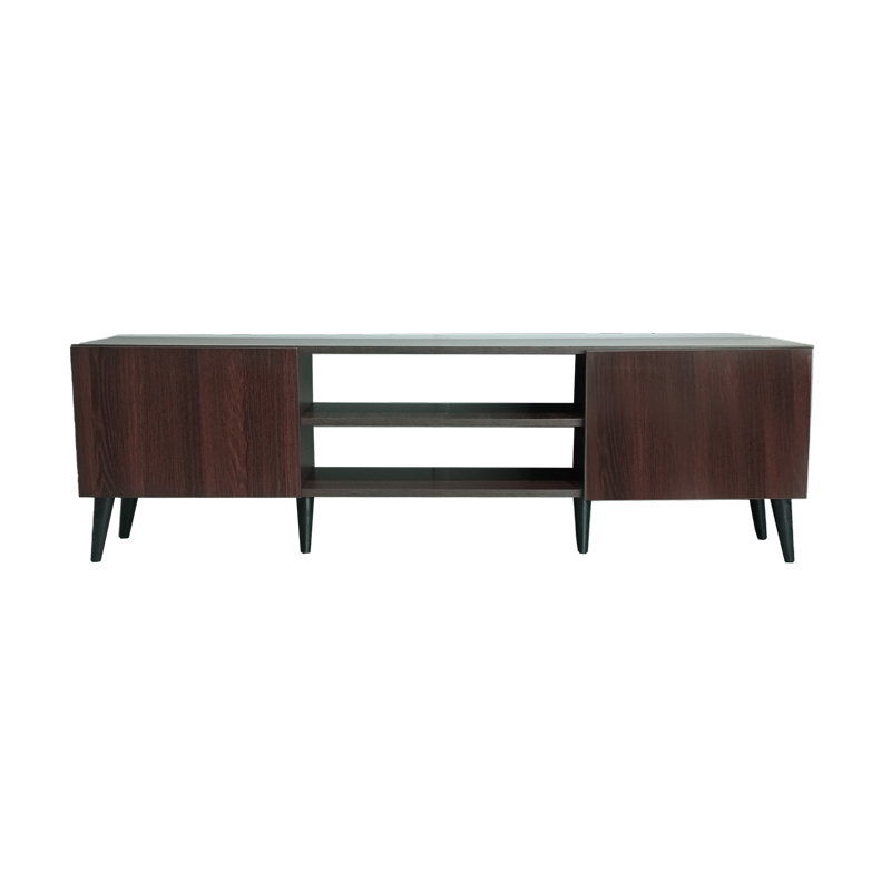 Έπιπλο τηλεόρασης Icarus pakoworld μελαμίνης καρυδί-wenge 150x32x46εκ 2