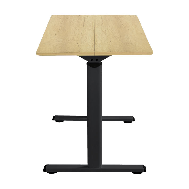 Γραφείο εργασίας με ρυθμιζόμενο ύψος Karla pakoworld sonoma-μαύρο 120x60x72/115εκ 2