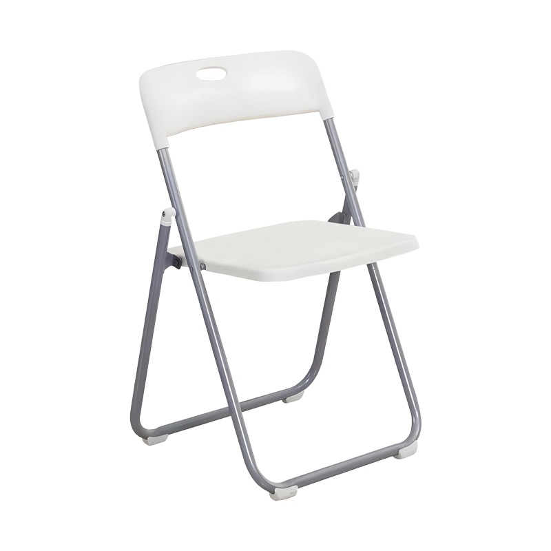 Καρέκλα πτυσσόμενη Daxton pakoworld PP λευκό-ασημί 49x46.5x73.5εκ 1