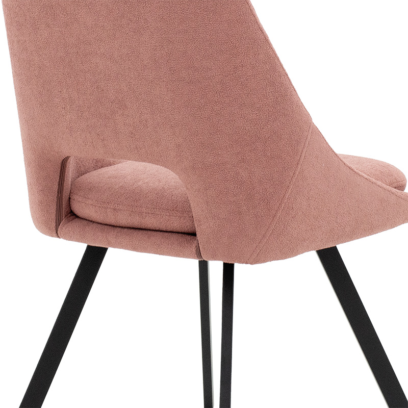 Καρέκλα Initiate pakoworld ύφασμα σάπιο μήλο-πόδι μαύρο 7