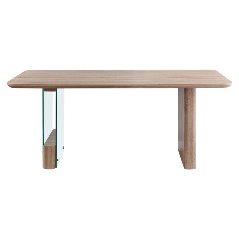 Tραπέζι Faghan pakoworld καφέ mdf 180x90x76εκ 3