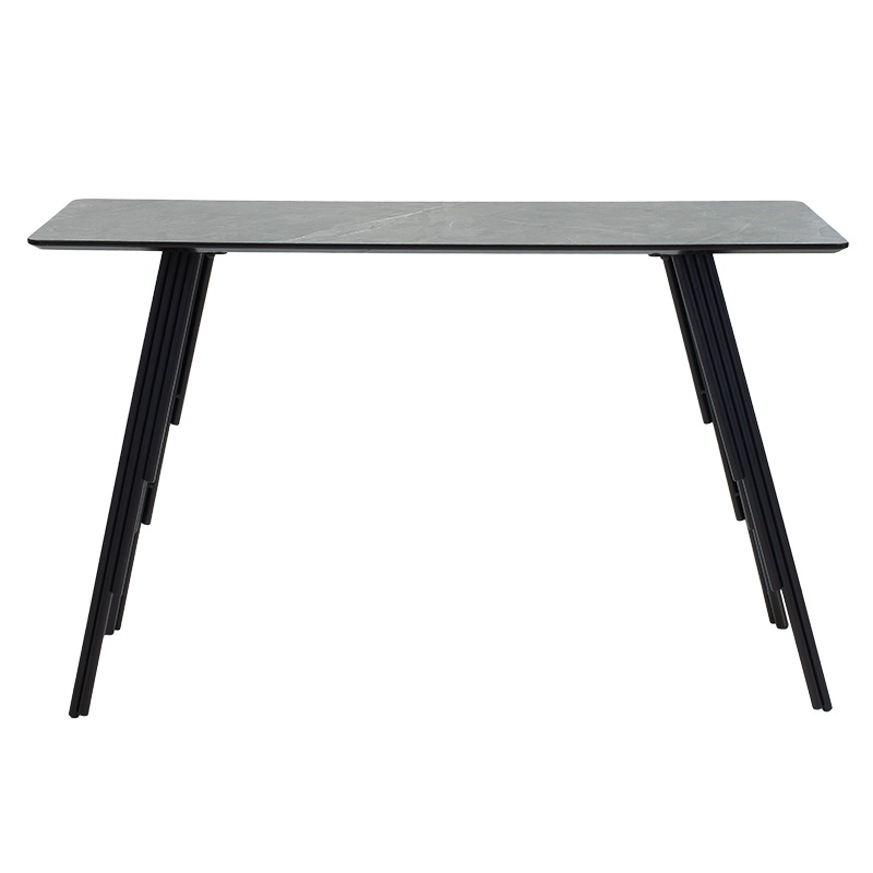 Κονσόλα Lifo pakoworld MDF ανθρακί cement-μαύρο 120x40x75εκ 3