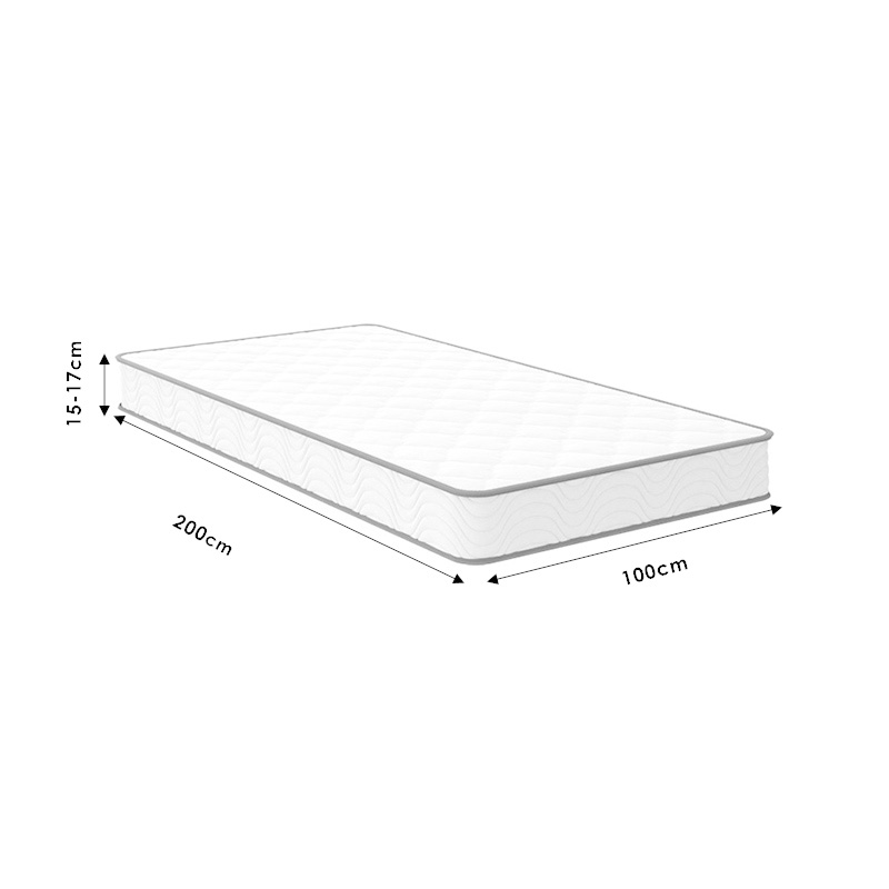 Στρώμα Levander pakoworld bonnel springs roll pack μονής όψης 15-17cm 100x200εκ 6