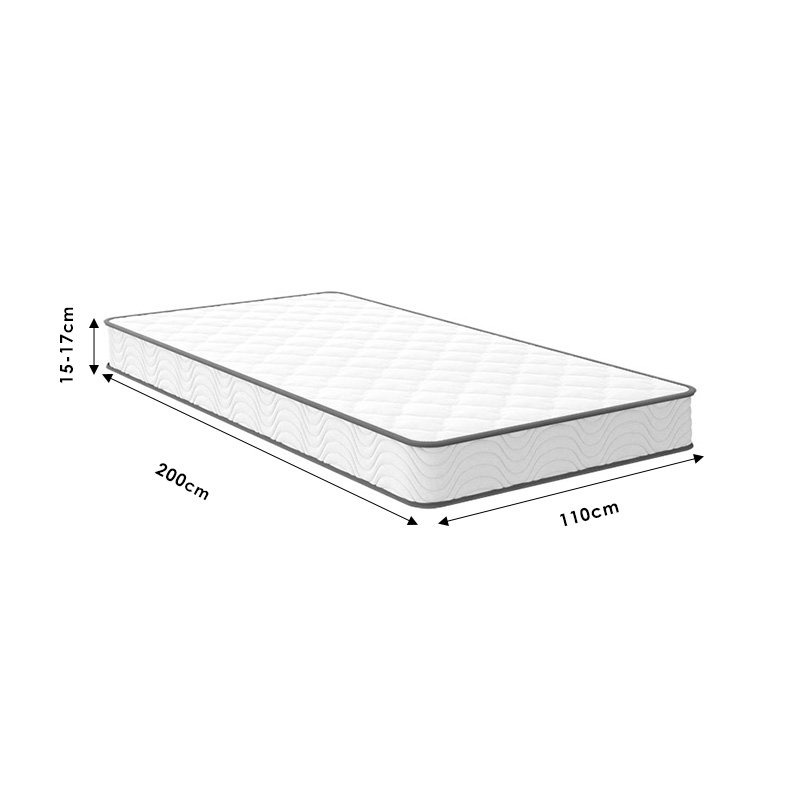 Στρώμα Levander pakoworld bonnel springs roll pack μονής όψης 15-17cm 110x200εκ 5