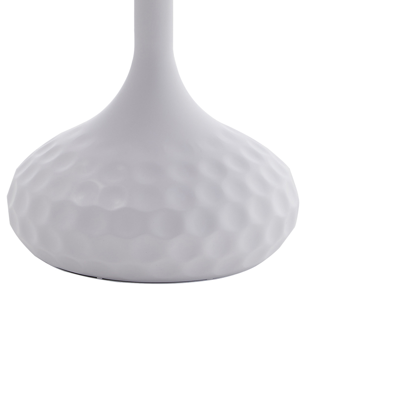 Βοηθητικό τραπέζι Fabron Inart λευκό sintered stone Φ50x52εκ 4