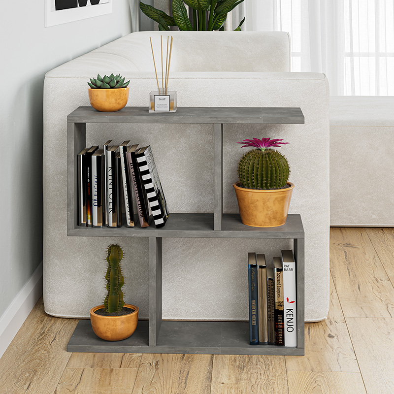 Βοηθητικό τραπέζι Homemania pakoworld γκρι antique 60x20x60εκ 3