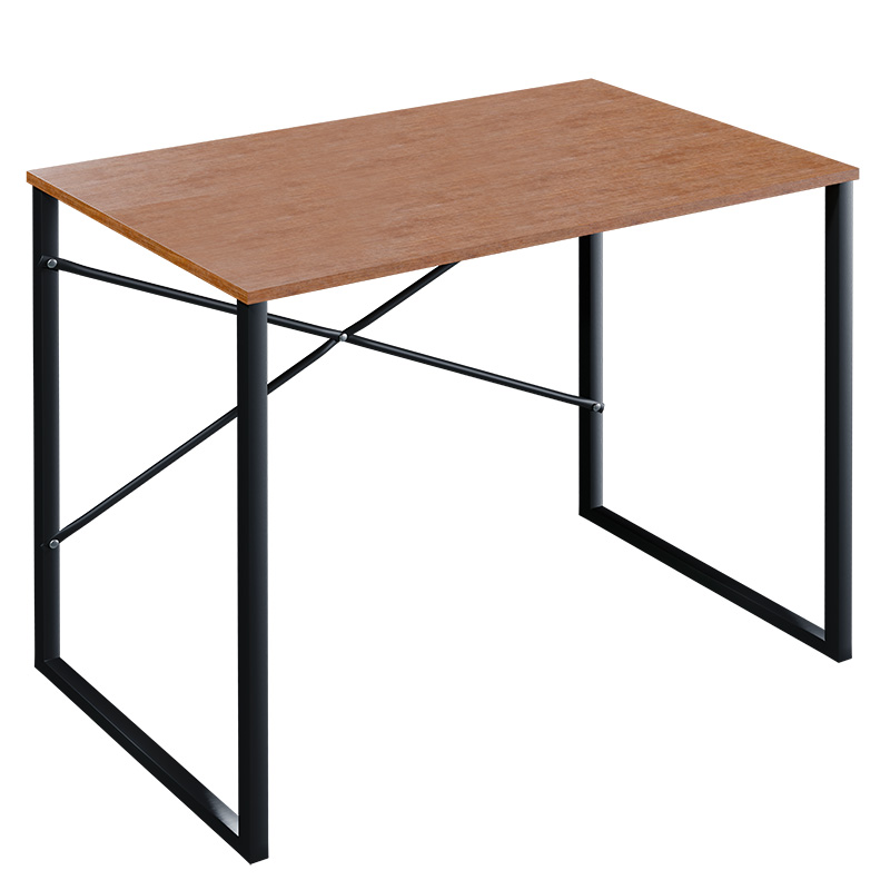 Γραφείο Zayn pakoworld χρώμα καρυδί - μαύρο 90x60x70εκ 4