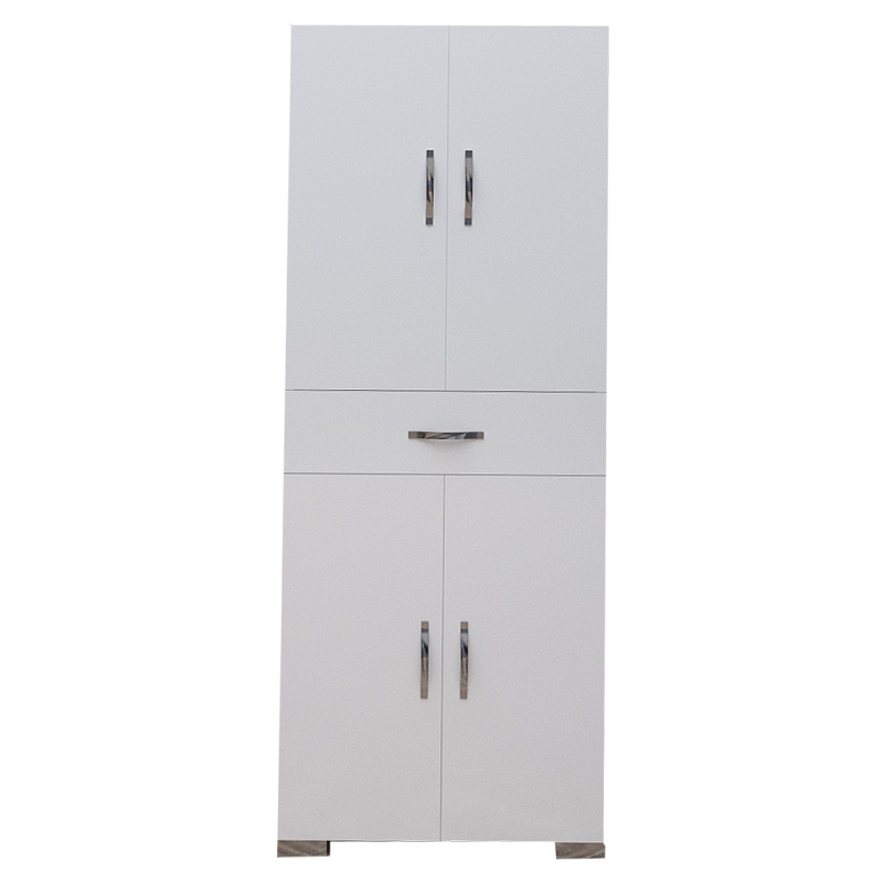 Ντουλάπα-στήλη Laberta pakoworld λευκό 59x34.5x140εκ 1