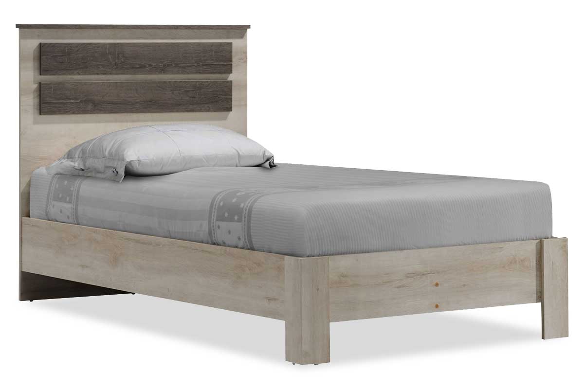 Κρεβάτι OLYMPUS pakoworld σε χρώμα castillo-toro 100x200εκ 1