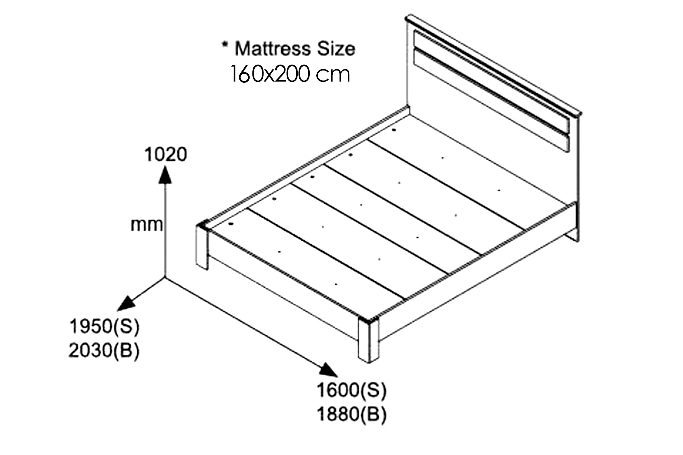 Κρεβάτι διπλό OLYMPUS pakoworld σε χρώμα castillo-toro 160x200εκ 3
