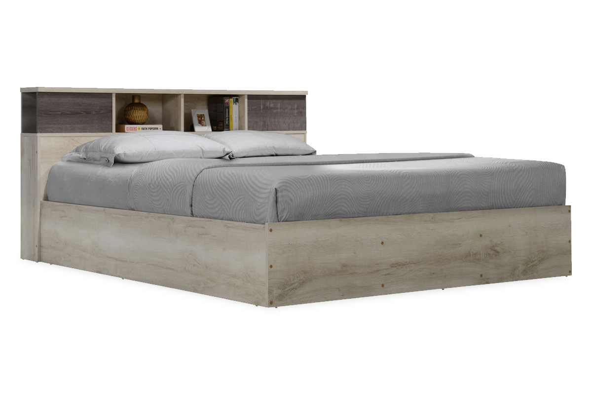 Κρεβάτι OLYMPUS pakoworld χρώμα castillo-toro 160x200εκ 2