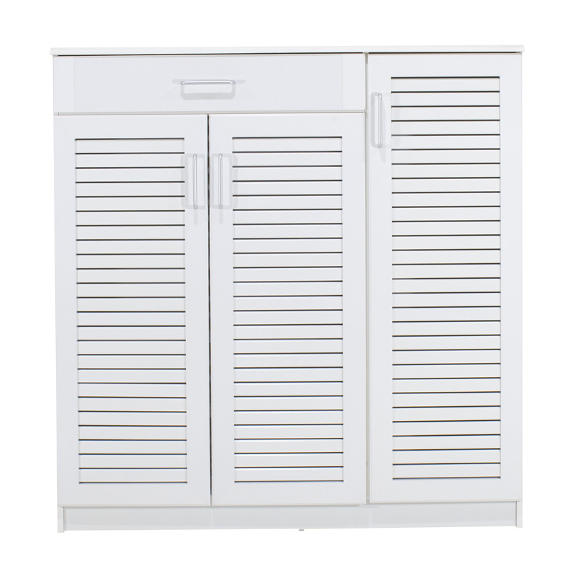 Παπουτσοθήκη-ντουλάπι SANTE pakoworld 30 ζεύγων σε λευκή απόχρωση 120x37x123εκ 5