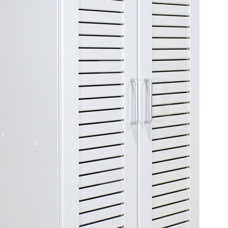 Παπουτσοθήκη-ντουλάπα SANTE pakoworld 21 ζευγών σε λευκή απόχρωση 60x37x183εκ 7