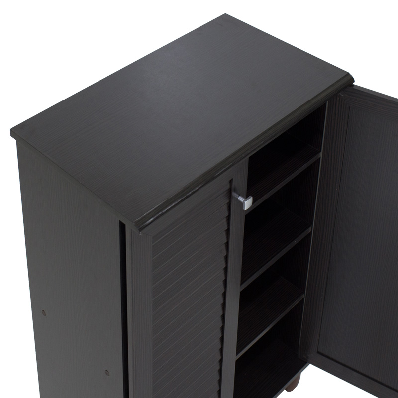 Παπουτσοθήκη-ντουλάπι SANTO pakoworld 10 ζεύγων χρώμα wenge 60x34,5x91,5εκ 7