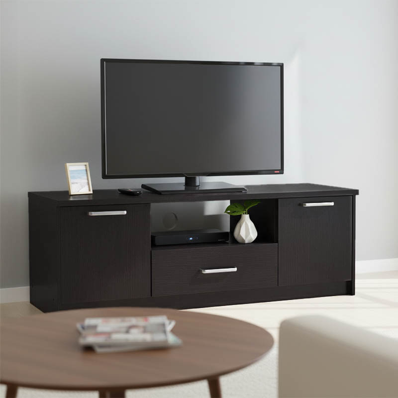 Έπιπλο τηλεόρασης OLYMPUS pakoworld χρώμα wenge 144x39x50,5εκ 1
