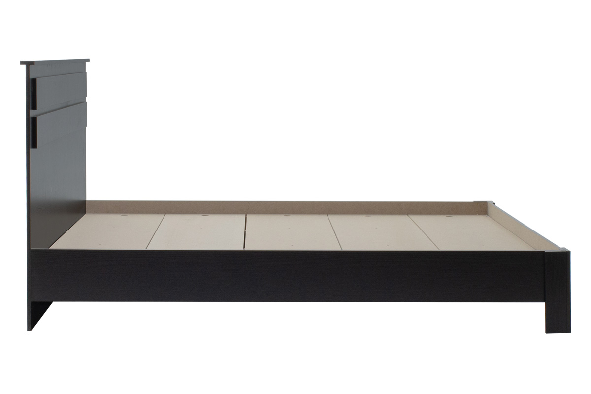 Κρεβάτι μονό OLYMPUS pakoworld σε χρώμα wenge 100x200εκ 5