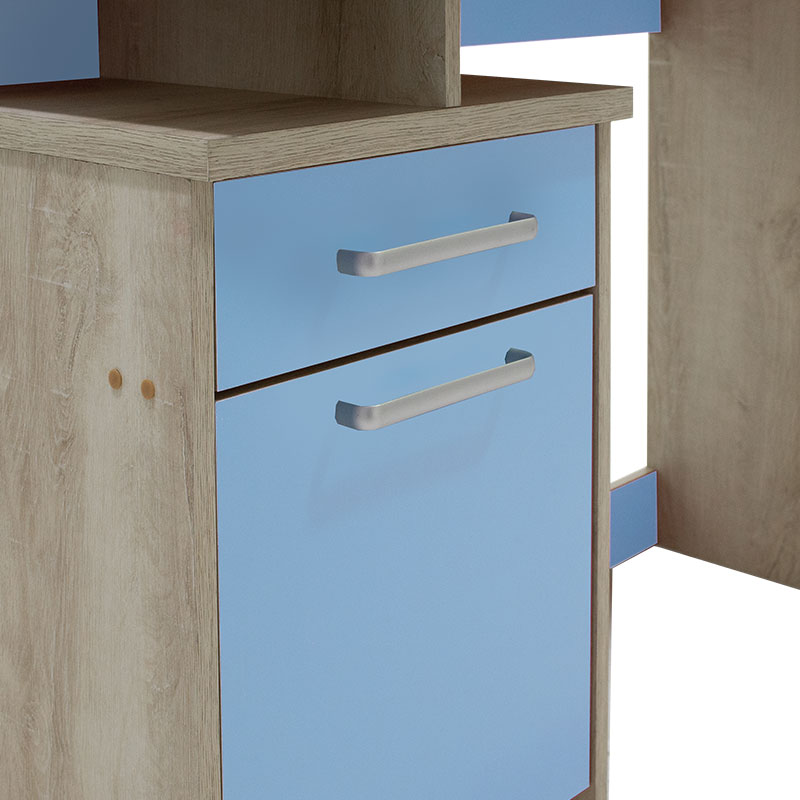 Γραφείο εργασίας Looney pakoworld χρώμα castillo-μπλε 100x55x75εκ 5