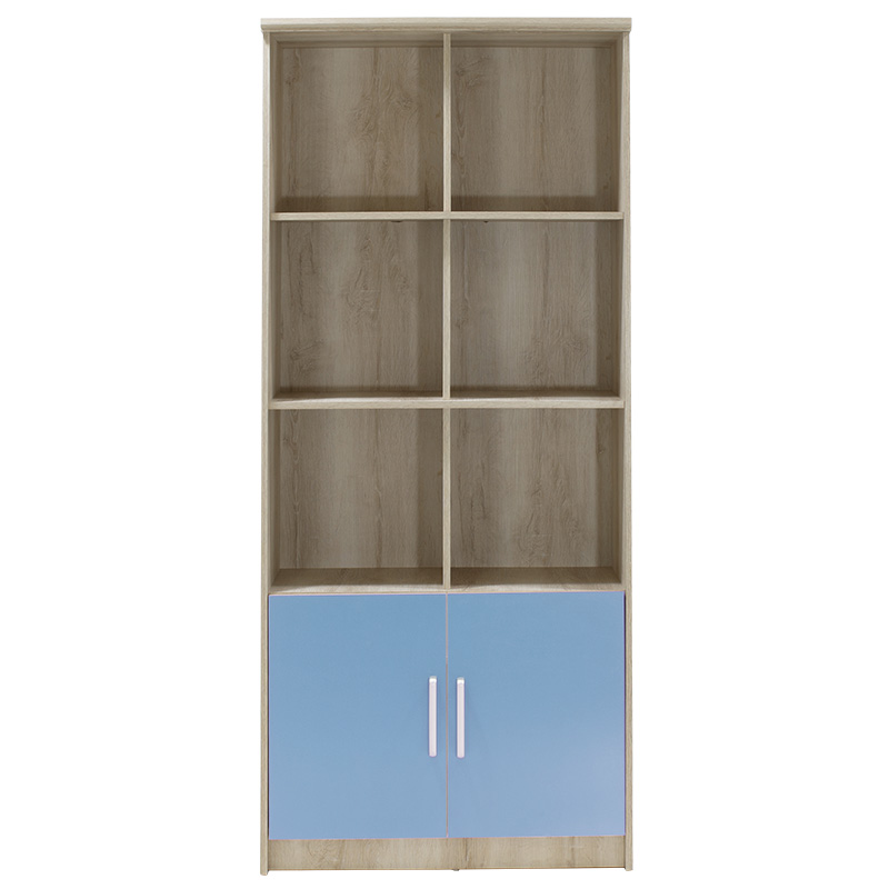 Βιβλιοθήκη παιδική σύνθετη Looney pakoworld χρώμα castillo-μπλε 80,5x36,5x183,5εκ 3