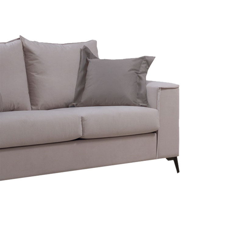 Καναπές Verona 2θέσιος cream - μαξιλάρια mocha 173x93x100εκ 3