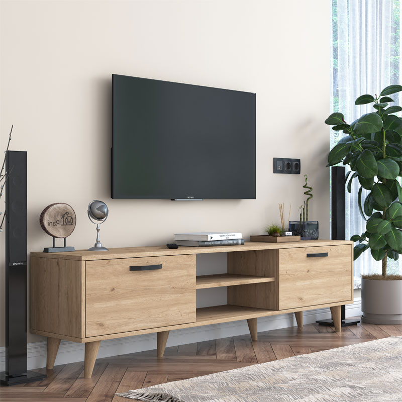 Έπιπλο τηλεόρασης Sabian pakoworld sonoma 180x35x48,5εκ 2