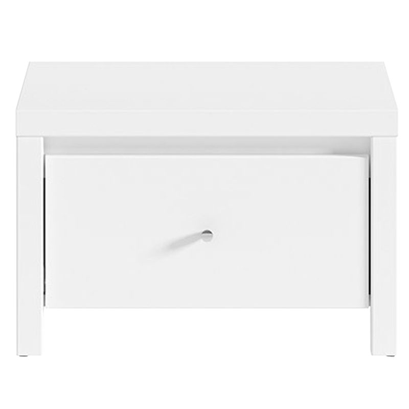 Κομοδίνο Fansi pakoworld λευκό 51x40.5x33.5εκ 1