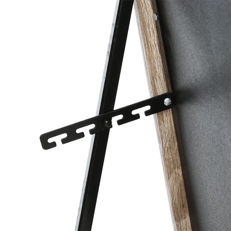 Καθρέπτης δαπέδου Stand pakoworld dark oak 35.5x2.5x155.5εκ 2