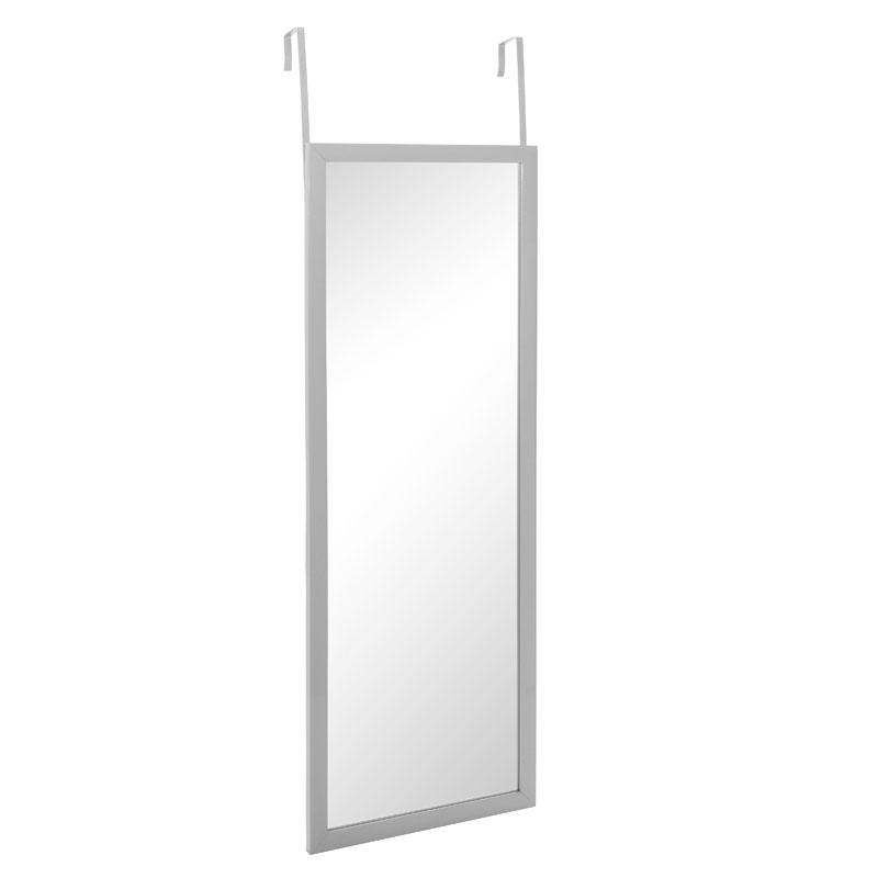Καθρέπτης πόρτας PWD-0111 pakoworld polyresin-ασημί 34x1.7x94εκ 1