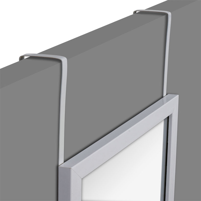 Καθρέπτης πόρτας PWD-0111 pakoworld polyresin-ασημί 34x1.7x94εκ 3