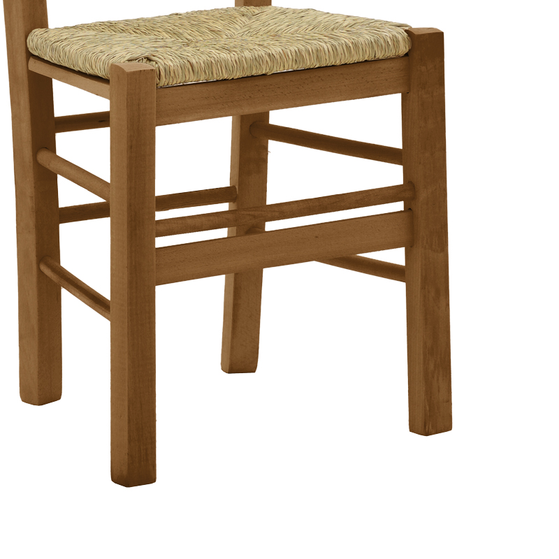 Καρέκλα καφενείου με ψάθα Ronson-Charchie pakoworld καρυδί ξύλο 42x40x89εκ 7