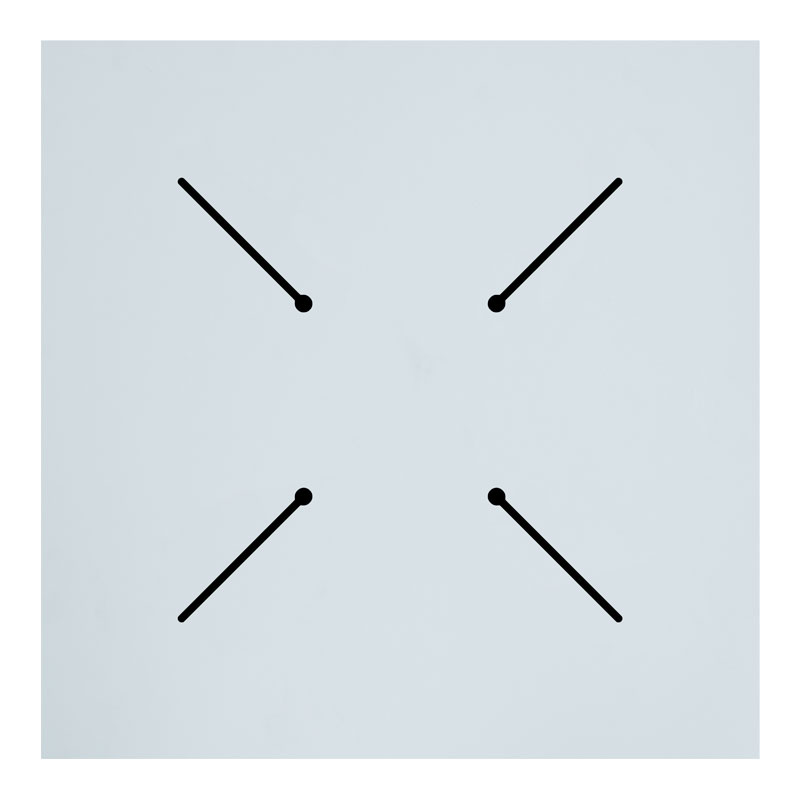 Επιφάνεια τραπεζιού Fervor pakoworld HPL ivory 70x70εκ πάχους 12mm 2